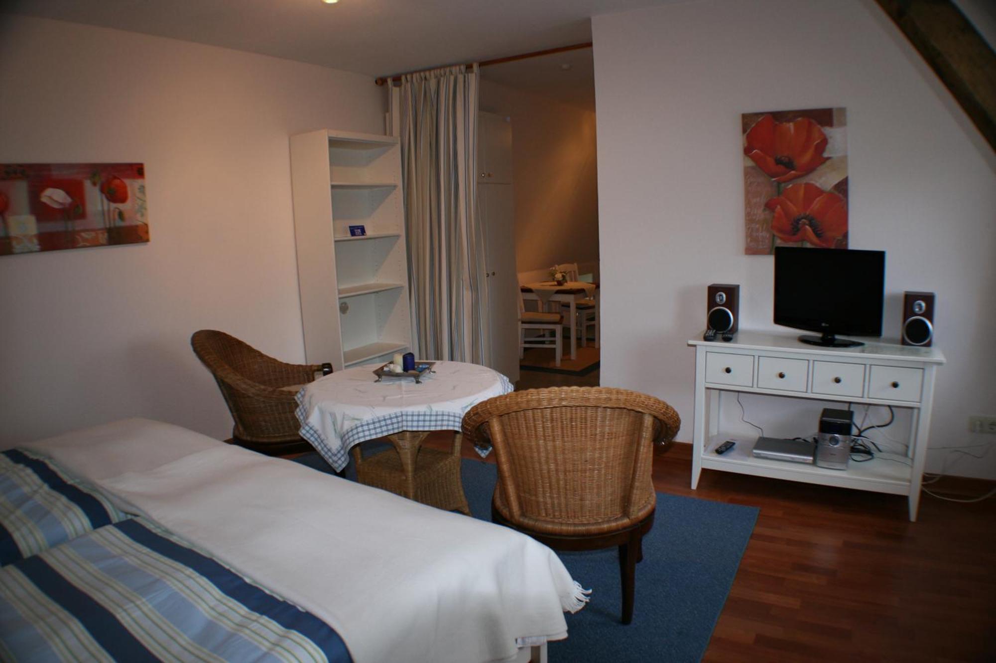 Ferienwohnungen Im Hotel Garni Zur Post 우터섬 객실 사진